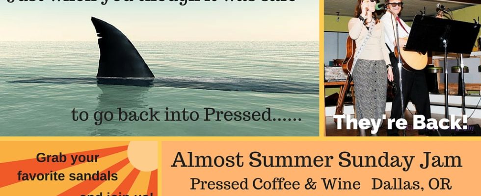 Almost Summer Sunday Jam at Pressed Coffee & Wine